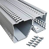 PANDUIT Conducto de cableado DIN PanelMax de 4 alturas (base) - DRD44LG6