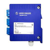 Modular Industrial patch panel, 1 x single module, Standard DIN Rail, Single fiber module with 6 LC OS2 duplex adapters (blue), incl. 12 pigtails, No module, XX reserved. Modelo: MIPP/AD/1L9P