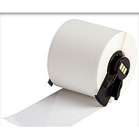 Cinta de etiquetas de vinilo con adhesivo permanente para todo tipo de clima para las impresoras M6 M7 - 2" x 50', Blanco