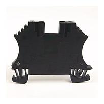 IEC 1-Ckt Feed-Thru Blk,2 Conn Pts,1.5mm