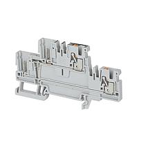 1492-P PUSH-IN TERMINAL BLOCKS , 2.5 MM² (AWG 28 - AWG 12) , 20 A , FEED-THROUGH , MULTI-LEVEL ,1 POINT ON EACH SIDE PER CIRCUIT