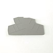 IEC End Barrier, 2 x 52 x 76mm