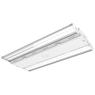 Luminaria 22&quot; LED High Bay 24000/27000/30000 lumnes, 177/205/222 Watts, 4000K/5000K, 80CRI, 120-277V. Medium distribution. Marca Lithonia lighting.