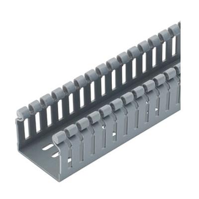 Ducto de ranura ancha, PVC, 2X4X6' Gris, Panduit H2X4LG6