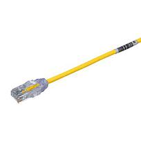Cat 6A 28AWG UTP Patch Cord, CM/LSZH, Ye
