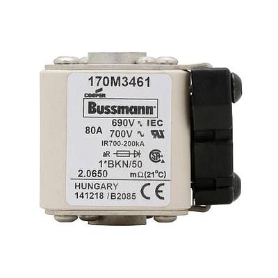 Fusible Semiconductor Tubo de Cerámica Europeo 80A 690V 1*BKN/50 AR UC