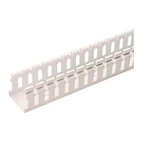 Slotted Hinged Duct,PVC,3X3X6',White
