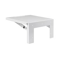 Estante plegable Hoffman, 12 x 18, de acero, blanco
