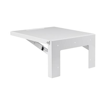 Estante plegable Hoffman, 12 x 18, de acero, blanco
