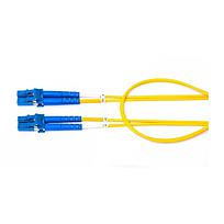 BELDEN Patch cord de fibra optica, 80 m, duplex, LC/LC, multimodo, alta velocidad, RoHS