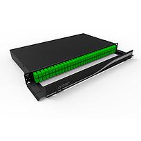 35500037 BASTIDOR 19" CON DIVISOR OPTICO 1 X 2X32 G.657A SC-APC/SC-APC