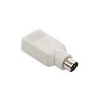 ADAPTADOR DE HEMBRA (JACK) USB TIPO "A" A CONECTOR MACHO (PLUG) MINIDIN (PS/2)