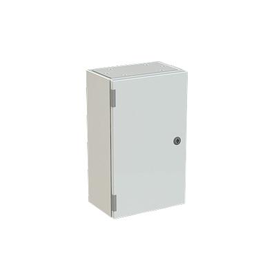 ABB Caja de Pared de Acero con placa de montaje, 500 x 300 x 200mm, IP65, Color Gris - SRN5320K