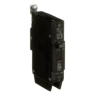 Interruptor derivado atornillable de 1 polo, 20Amp, 277V, 14kA