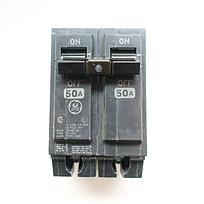 INTERRUPTOR TERMOMAGNETICO, DE 2 POLOS, 50 AMPERES, CON IAC 10 KA - General Electric