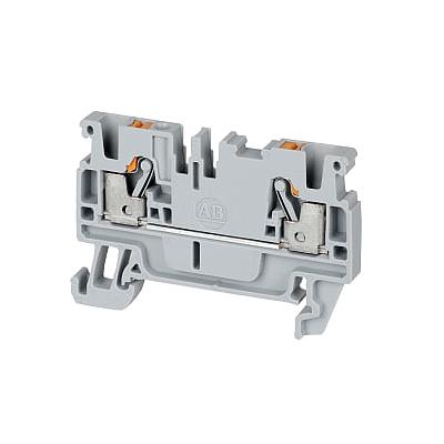 1492-P PUSH-IN TERMINAL BLOCKS , 2.5 MM² (AWG 28 - AWG 12) ,  , FEED-THROUGH , SINGLE LEVEL ,1 POINT ON EACH SIDE PER CIRCUIT