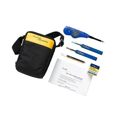 FIBER OPTIC CLEANING KIT: CASE,CUBE,PEN,1.25+2.5SWABS,10CARDS