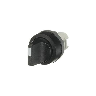 M3SS1-10B Switch selector negro 3 pos. fijas maneta corta, no ilum. agregar holder, contactos Serie Modular