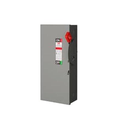 Interruptor de Seguridad sin fusibles, Servicio Pesado 3 hilos, 3 Polos, 30 Amp, 600V, Servicio exterior Nema 3R