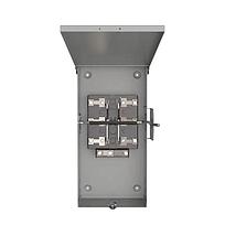 Interruptor de Seguridad sin fusibles, Servicio general 3 hilos, 3 Polos, 30 Amp, 240V, Servicio exterior Nema 3R