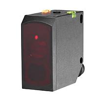 45DMS Distance Measurement Sensor, Background Reflection, 0.1 ... 5 m, Push Button and Remote Touch, Class 1 Laser, Auto PNP or NPN (IO-Link) and 4-20 mA Output, Integral 5 pin DC Micro (M12)