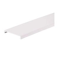 Duct Cover, Halogen Free, 1W X 6', White