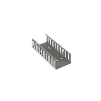 Slotted Duct, PVC,3X2X6',LGRY
