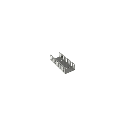 Slotted Duct, PVC,3X2X6',LGRY