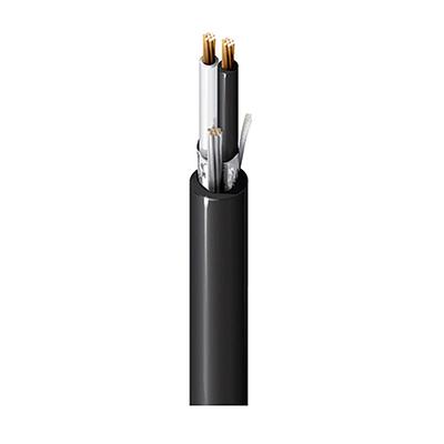 BELDEN Cable 2 pares 16 AWG, PVC-Nylon, blindaje 100%, TC-ER 600 V, chaqueta negra, RoHS