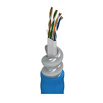 Industrial Ethernet Cat 6, 4 Bonded-Pair 23AWG (Solid) Bare Copper, PO Insulation, PVC Inner Jacket, Aluminum Interlock Armor, PVC Outer Jacket, CMG CM, -40C