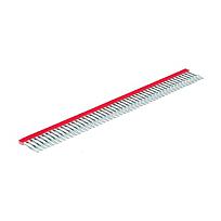 1492 TERMINAL BLOCK ACCESSORIES CENTER JUMPER , 2 MM CENTER TO CENTER , 50 POLE , RED ,