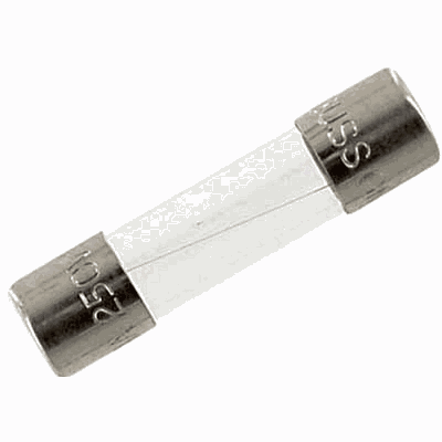 BUSSMAN Fusible Miniatura de Vidrio Acción Rápida - BK-GMA-250MA