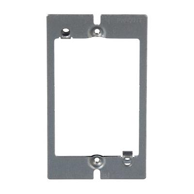 PANDUIT Adaptador de placa de pared de una unidad, para aplicaciones de comunicación, CRS Galvanizado - MWBA1