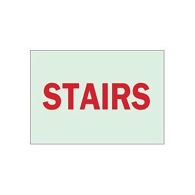 BRADYGLO, SIGN SIZE (H X W) 10" X 14" , STAIRS