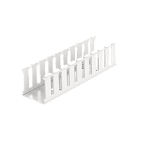 PANDUIT Conducto de cableado en base, Sin halógenos, Blanco - NE2X2WH6