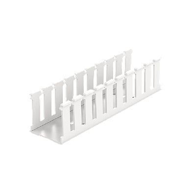 PANDUIT Conducto de cableado en base, Sin halógenos, Blanco - NE2X2WH6