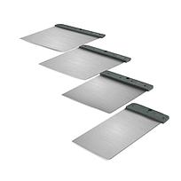 Set de 4 cuñas, mango plastico