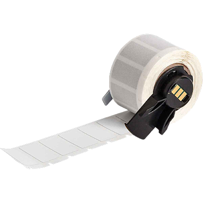 BRADY Etiquetas de poliamida mate, Disipadoras electrostáticas para altas temperaturas, Blanco - PTL-17-719