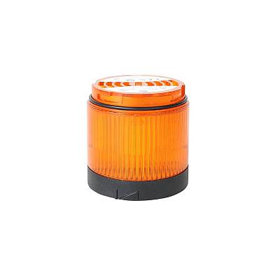 856T 70 MM LIGHT MODULES, BLACK HOUSING COLOR, MULTI-FUNCTION LED STEADY/FLASHING/STROBE 1/STROBE 2, AMBER OUTPUT COLOR, STANDARD LENS FINISH