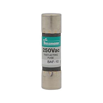 Fusible Suplementario 13/32" X 1-1/2" Tubo de Fibra Vulcanizada Acción Rápida 250Vca