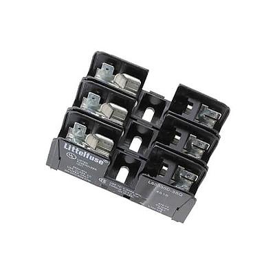 LITELFUSE Bloque de fusibles, clase CC, con terminal de tornillo - L60030C-3SQ