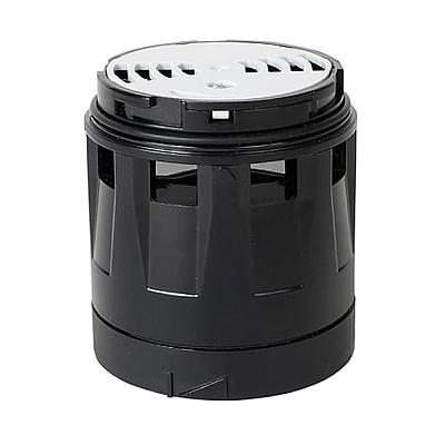 856T 70 MM SOUND MODULES, BLACK HOUSING COLOR, IN-LINE PIEZO, SINGLE CIRCUIT, 8 TONES