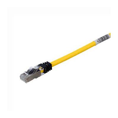 Copper Patch Cord, Cat 6A, Yellow S/FTP