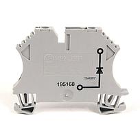 IEC 1-Ckt Feed-Thru Blk 2 Stab Conn