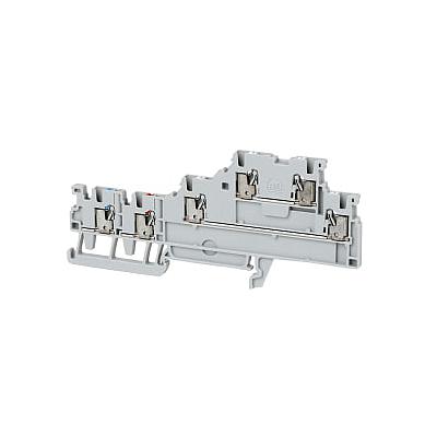 IEC FEED-THROUGH PUSH-IN TERMINAL BLOCK