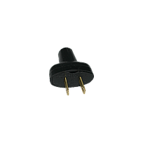 ARROW HART Clavija sencilla, 15A, 127V, Negro - WD0500