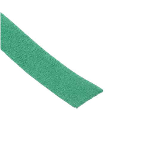 PANDUIT Atadura de gancho y felpa en tira, Nailon, Verde - HLS3SX5