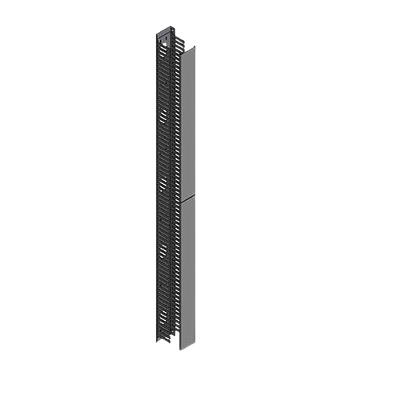 BELDEN Canaleta o ducto de manejo de cables, 4x4 pulgadas, RoHS