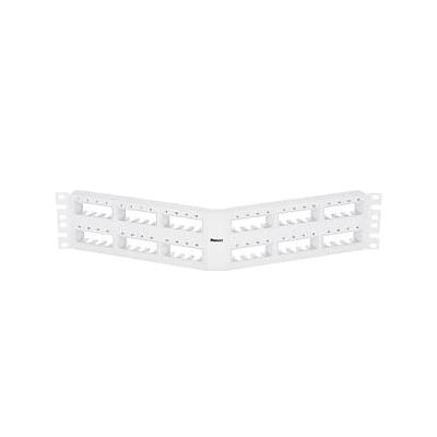 Mini Com 48 port Flush Mount Angled Patc