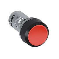 CP1-10R-10 Botón pulsador rojo momentáneo no ilum rasante 1NO Serie compacta